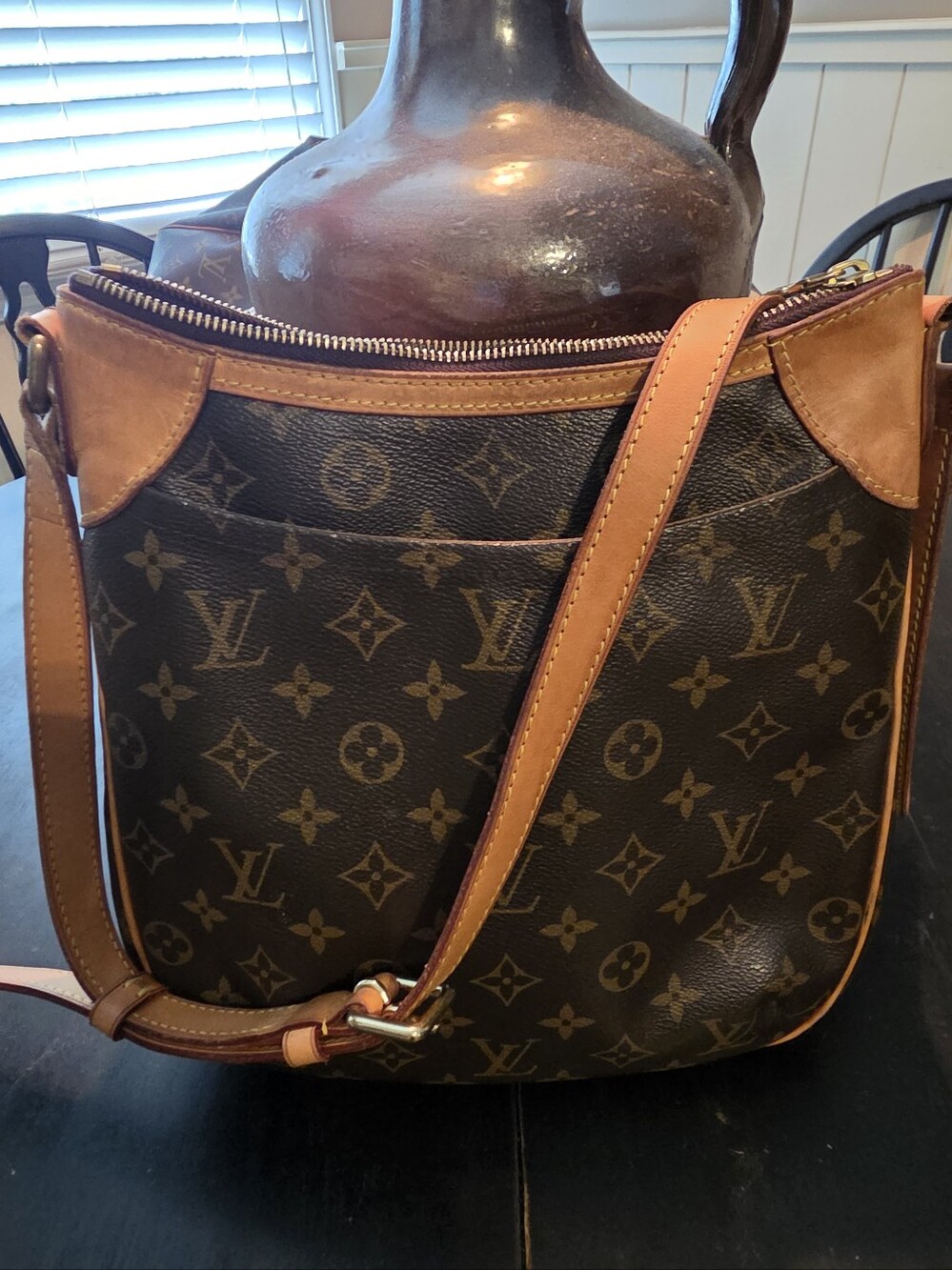 Louis Vuitton Odeon PM Monogram Crossbody Bag 2011 Spain Authentic